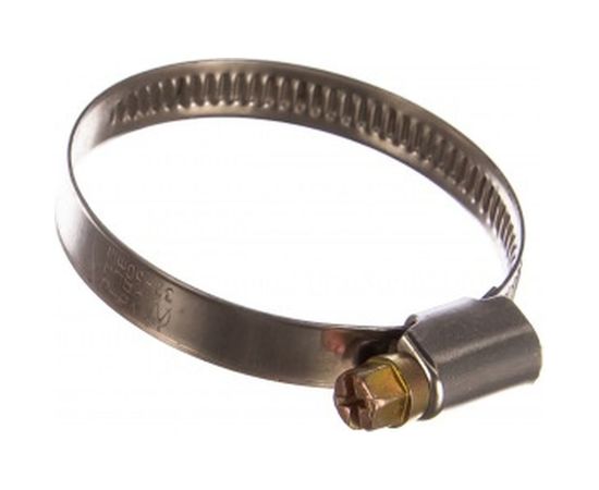 Обжимной хомут из нержавеющей стали Tech-Krep 32х50 2шт - ярлык 104048 