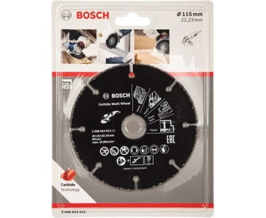 Отрезной диск для УШМ 115 мм Bosch 2608623012 