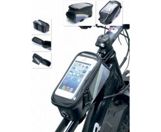 Сумка велосипедная объемом 1,2 л. с синим элементом BRADEX, SF 0158 