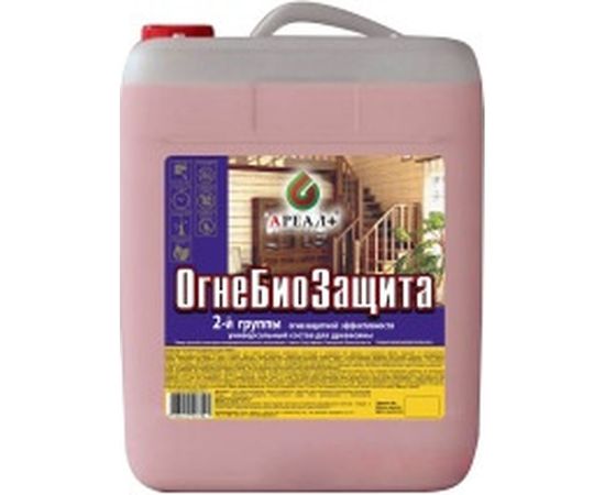 Огнебиозащита Ареал+ красное дерево 5 л А-456 