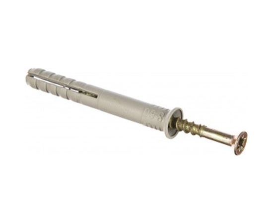 Дюбель-гвоздь 8х60 потайная манжета, полипропилен 20шт - коробка Tech-Krep 112715 