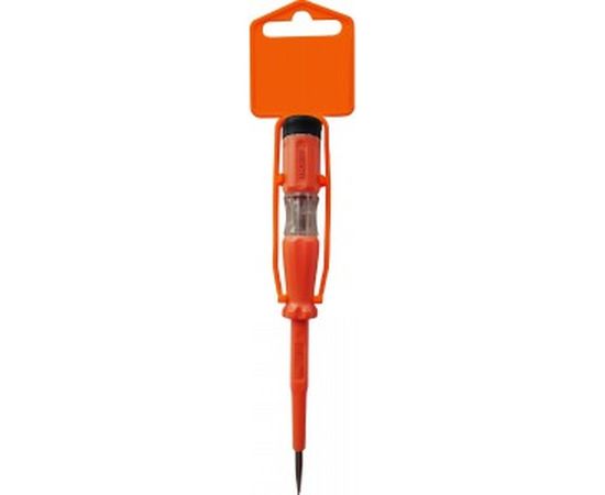 Отвертка тестер напряжения пробник HARDEN 110-250В, 190 мм., шлицевая, CRV 660002 