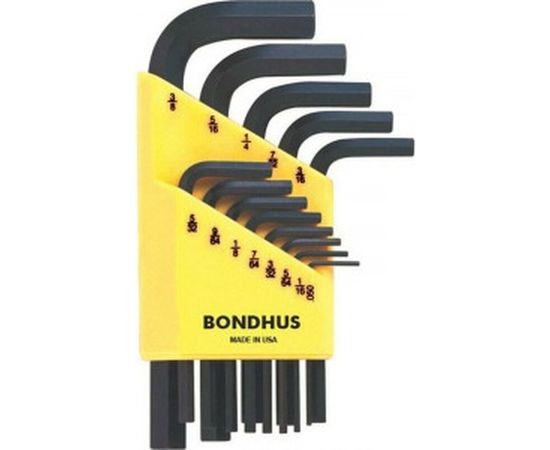 Набор из 13 дюймовых черных ключей BONDHUS S .050-3/8" 12237 