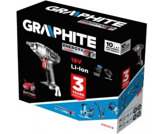 Аккумуляторный гайковерт GRAPHITE Energy+ 58G018 – изображение 2
