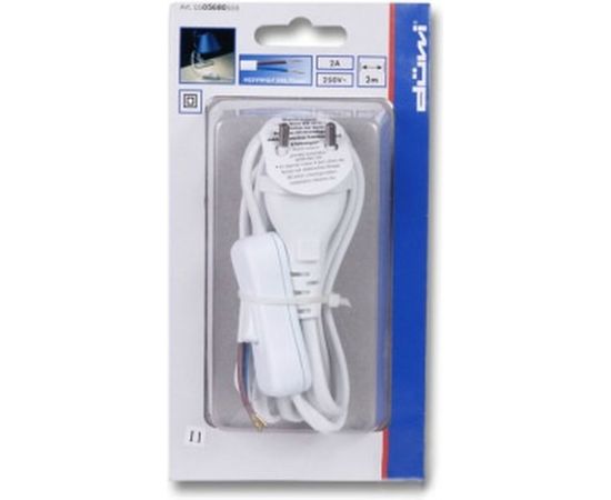 Провод с выключателем и евровилкой 2м, белый REV 05680 5 – изображение 2