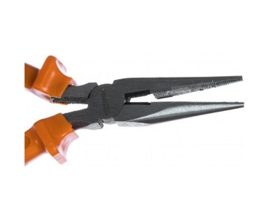 Длинногубцы 160 мм, прямые шлифованные, пластмассовые рукоятки SPARTA Classic 17157 – изображение 2