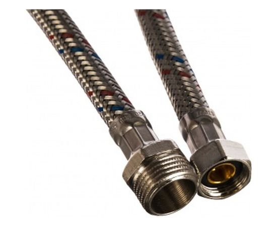 Гибкая подводка для воды НР 1/2" х ВР 3/8", длина 600 мм STOUT RG008P0SIG0LEB – изображение 2