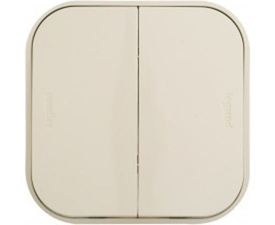2-клавишный выключатель Legrand 10A слоновая кость 782232 – изображение 2