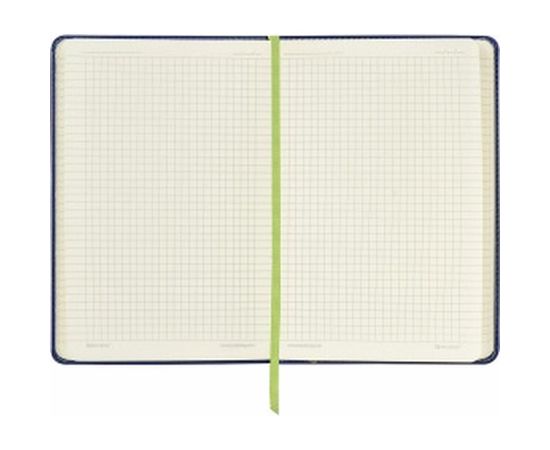 Блокнот BRAUBERG Office А5 148x218 мм, под кожу, резинка, 80 л, синий, 111028 – изображение 3