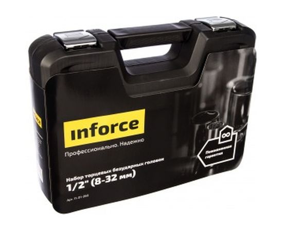 Набор торцевых безударных головок (1/2"; 8-32 мм) Inforce 11-01-260 – изображение 3