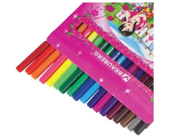 Фломастеры BRAUBERG Rose Angel, 18 цветов вентилируемый колпачок, 150557 – изображение 4