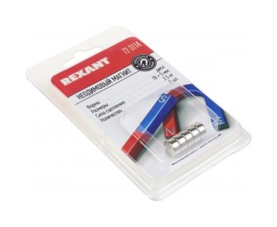 Неодимовый магнит диск REXANT 72-3114 – изображение 4
