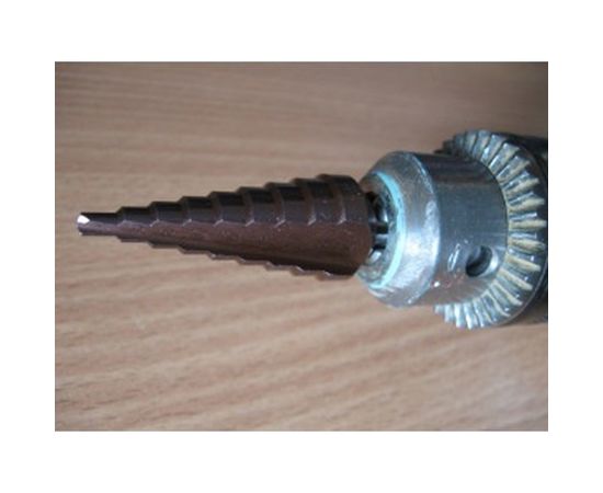 Сверло ступенчатое по стали и цветным металлам КОБАЛЬТ (4-20 мм; 9 ступеней; Р6М5) ЗУБР 29672-4-20-9_z01 – изображение 5