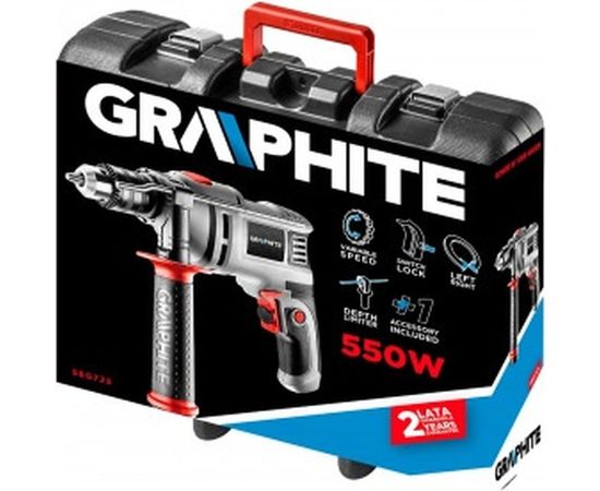 Ударная дрель GRAPHITE 58G725 – изображение 5