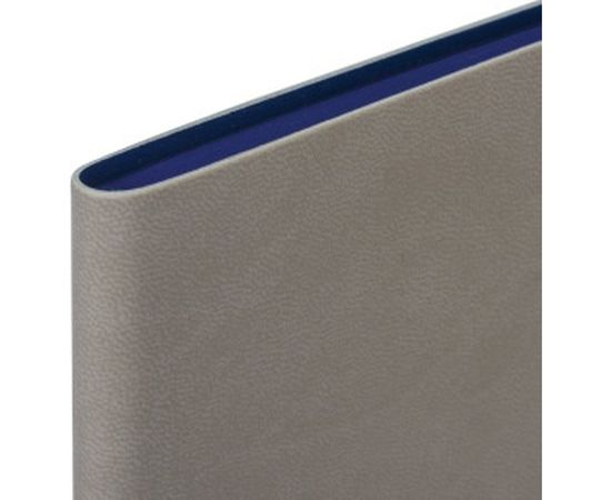 Блокнот BRAUBERG Metropolis Mix А5 148x218 мм, под кожу, 80 л, серый, 111041 – изображение 6