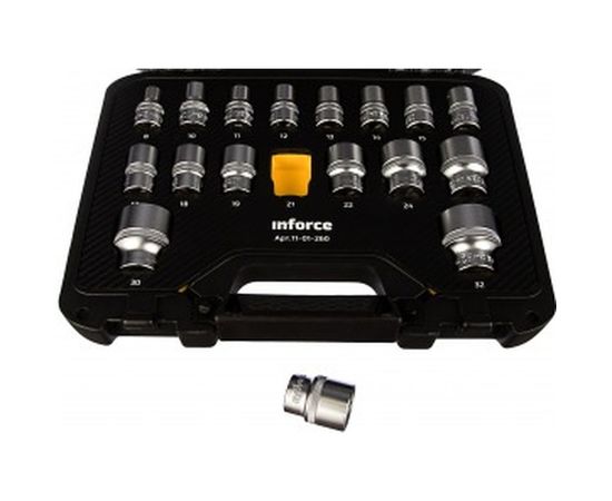 Набор торцевых безударных головок (1/2"; 8-32 мм) Inforce 11-01-260 – изображение 6