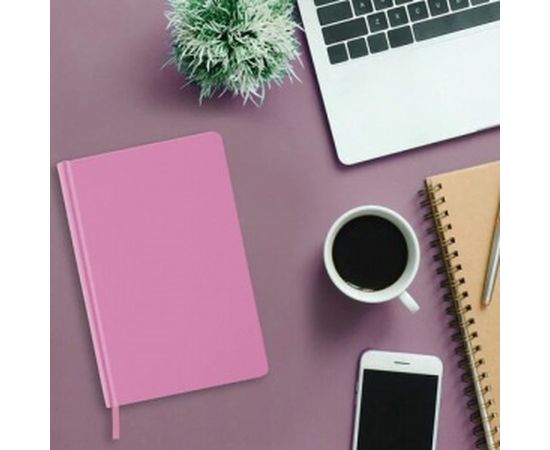 Недатированный ежедневник BRAUBERG Select А5 138x213 мм, балакрон, 160 л, розовый 111663 – изображение 6