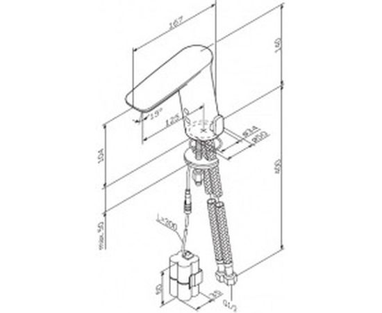 Сенсорный смеситель для умывальника AM.PM Inspire V2.0 F50A02300 – изображение 7