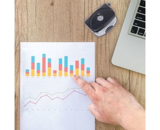 Дырокол BRAUBERG "Original", до 25 листов, черный, 222542 – изображение 8