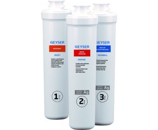 Комплект сменных картриджей Гейзер для фильтра Смарт Макс 50102 