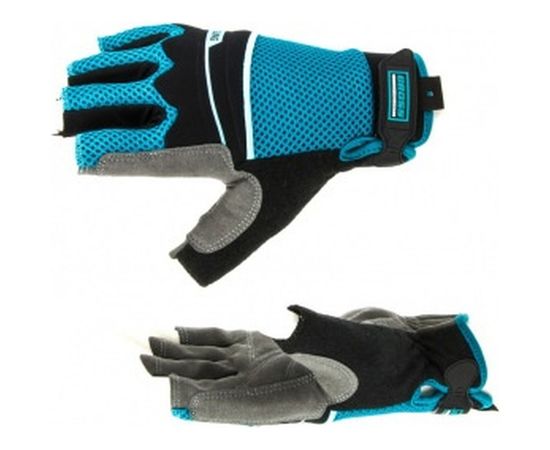 Перчатки комбинированные облегченные с открытыми пальцами (M) GROSS 90315 