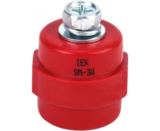 Изолятор IEK SM30 М8, силовой с болтом YIS11-30-08-B 