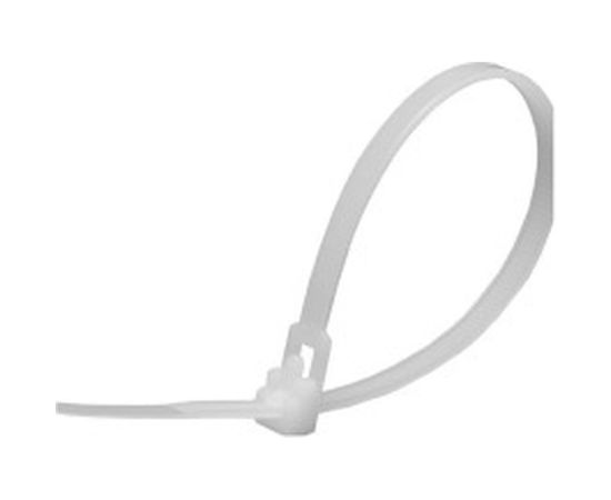 Нейлоновый многоразовый хомут STEKKER 8x400 мм, белый, NYCT80-400 39085 