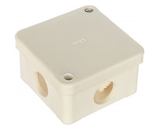 Разветвительная коробка STEKKER 250/380В 10А IP44 4 ввода белая EBX10-27-44 КЭМ 3-10-4 П 32747 
