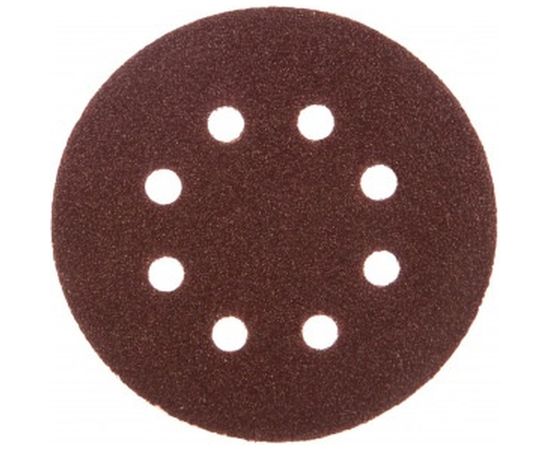 Круг шлифовальный самоклеющийся (5 шт; 125 мм; P40; 8 отверстий) AV Steel AV-821604 