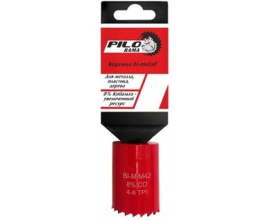 Коронка биметаллическая М42 Cobalt 8% 18 мм Pilorama 570018 
