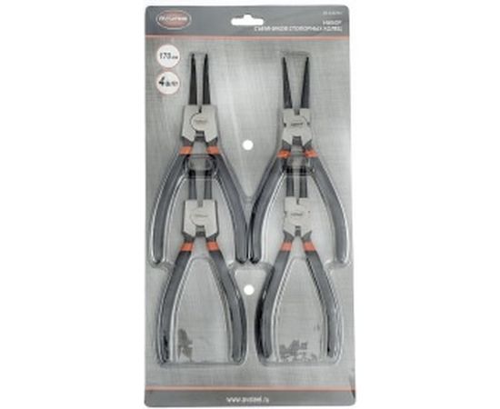 Набор съемников стопорных колец 170мм, 4 предмета, AV Steel AV-620704 