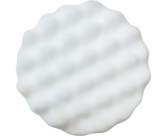 Рифленый полировальный диск на липучке PRO.STO 150x30 мм супержесткий белый 003-00243 