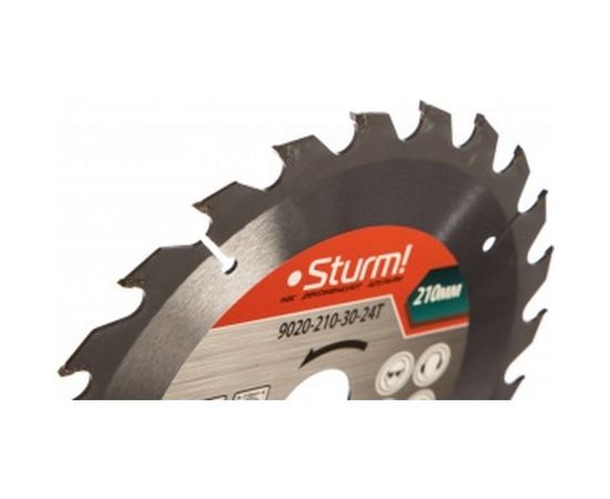 Диск пильный по дереву (210х30 мм; 24T) Sturm 9020-210-30-24T – изображение 2