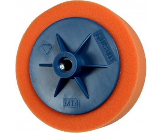 Полировальный диск на подложке PRO.STO М14 125х50 мм оранжевый средней жесткости 003-00247 – изображение 2
