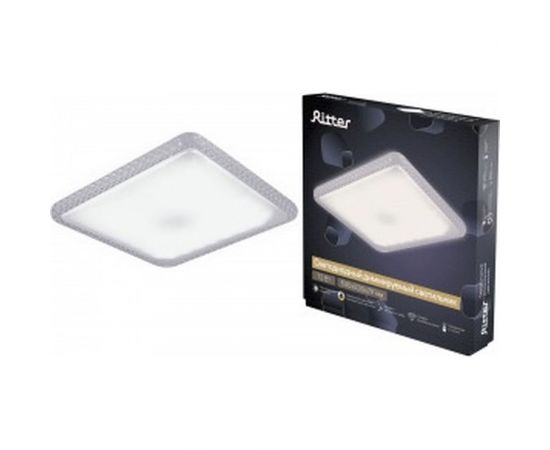 Светодиодная потолочная люстра Ritter DIAMOND QUADRO с ДУ 70Вт 550x550мм диммируемый, 52232 4 – изображение 2