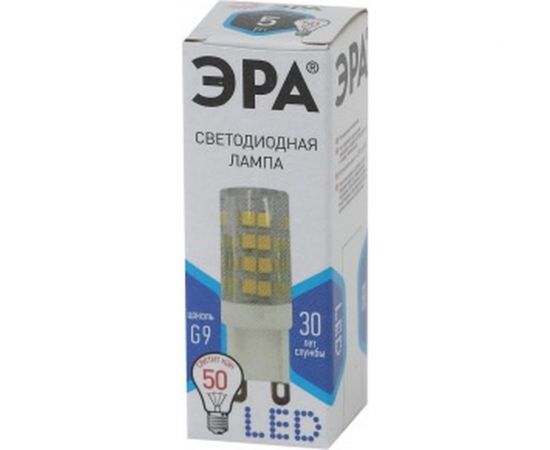 Светодиодная лампа ЭРА LED smd JCD-5w-220V-corn, ceramics-840-G9 Б0027864 – изображение 2