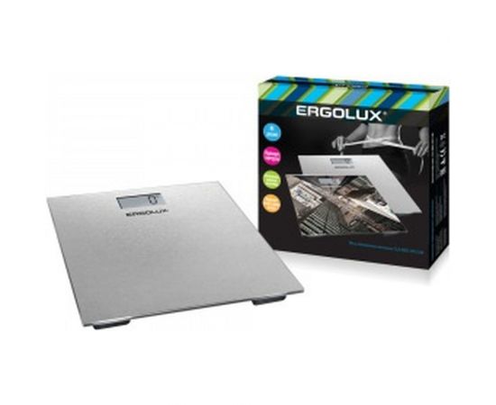 Напольные весы ERGOLUX ELX-SB02-C03 серые металлик до 180 кг 13607 – изображение 2