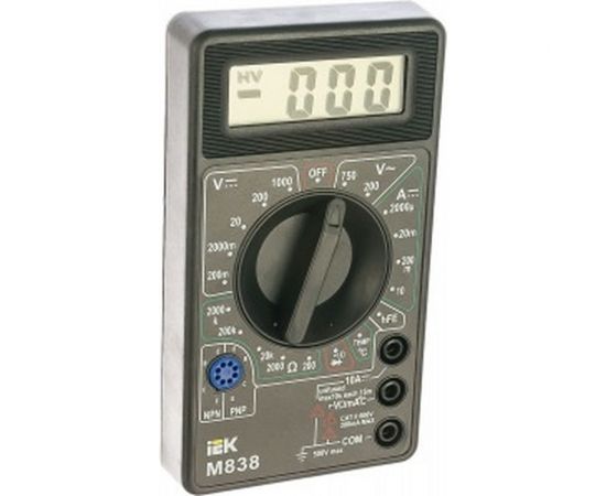 Цифровой мультиметр IEK Universal M838 1356520 – изображение 3