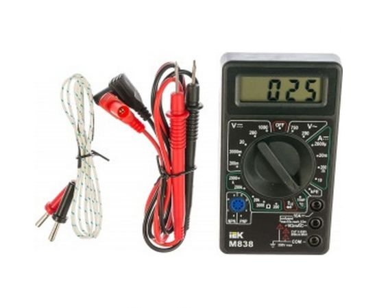 Цифровой мультиметр IEK Universal M838 1356520 – изображение 4