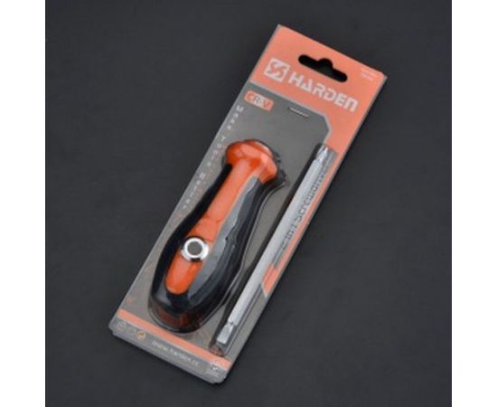 Отвертка HARDEN универсальная PH+SL, 2 в 1, CRV 550391 – изображение 4