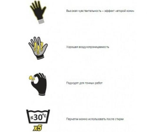 Полиэстеровые перчатки с полиуретановым покрытием Delta Plus VE702PN, р. 10 VE702PN10 – изображение 4