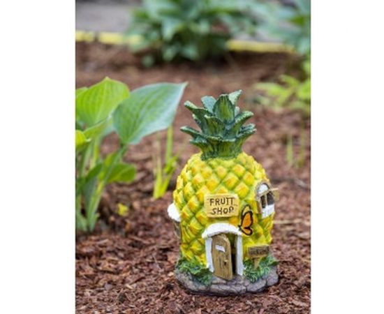 Садовый фонарь ЧУДЕСНЫЙ САД 610 Ананасовый домик, диодный, на солнечной батарее, полирезина 4606400207481 – изображение 6