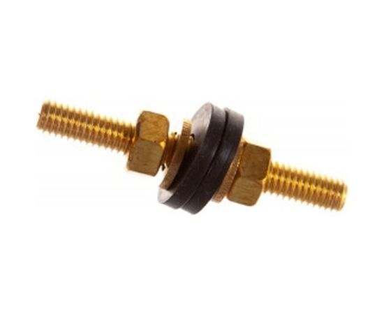 Крепеж для бачка Tech-Krep шпилька латунная с гайками для унитаза М6- пакет 137001 