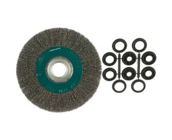 Щетка дисковая с гофрированной проволокой Мастер 205 (200х25х32 мм; 12.7-16-19-22-25 мм) Профоснастка 20306005 