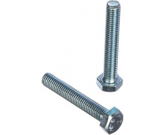 Болт DIN 933 с шестигранной головкой, оцинкованный М8х50, 20шт - коробка Tech-Krep 105211 