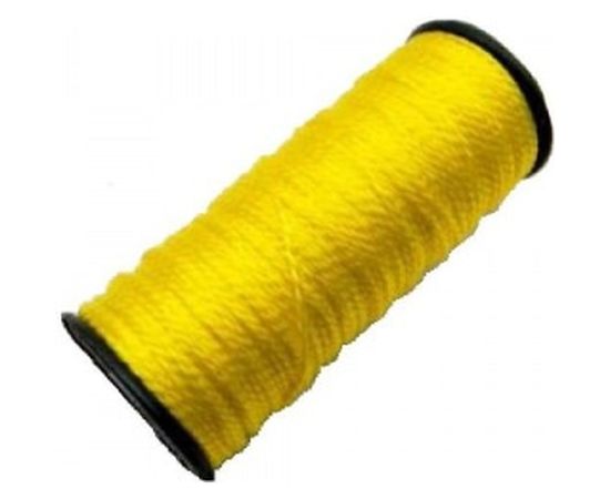 Крученая двухпрядная нить ПП, желтая, 1.3 мм, 50 м Tech-Krep 139902 