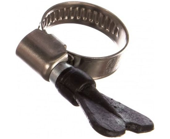 Обжимной хомут из нержавеющей стали Tech-Krep 12х22 с бабочкой 1шт - ярлык 112844 