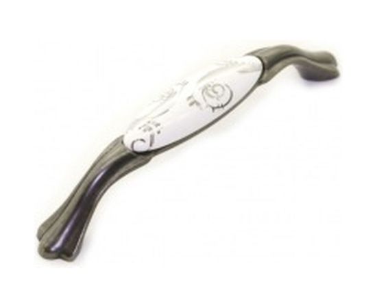 Ручка-скоба Brante RS.1433.128.BK керамика-чёрный никель 107171 