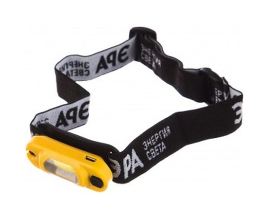 Налобный фонарь ЭРА Практик GA-801, 3Вт, COB, Li аккумулятор, microUSB, шарнир, клипса, блистер Б0030186 