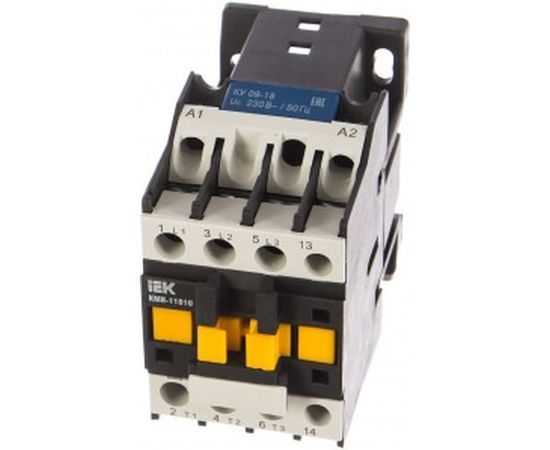 Контактор IEK КМИ-11810 18А 220В 1НО ИЭК KKM11-018-230-10 